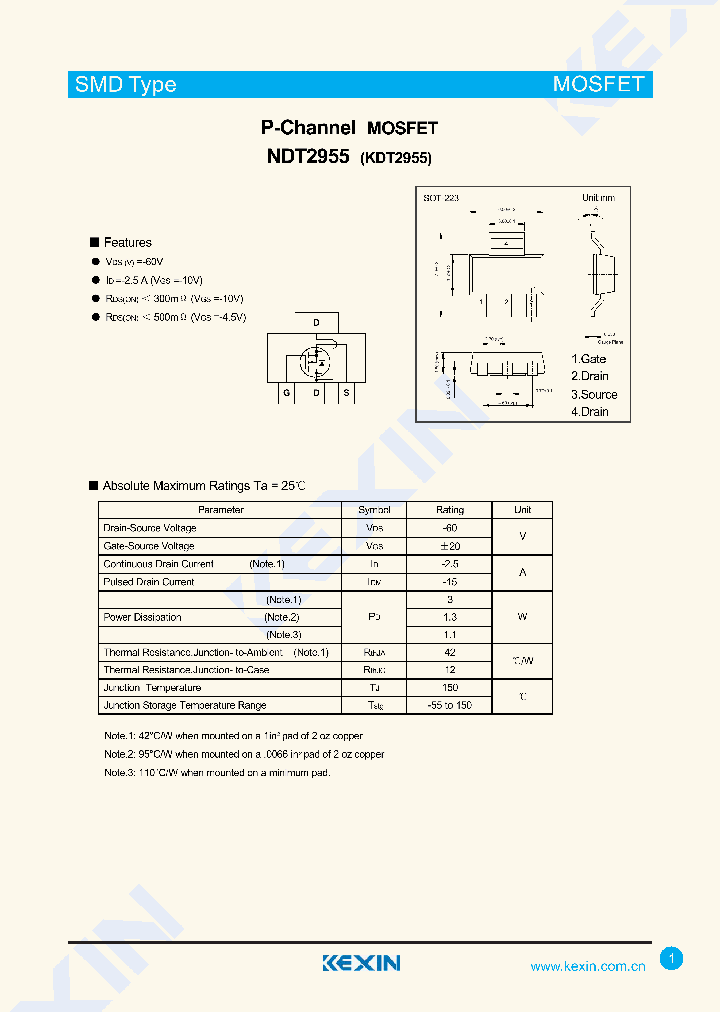 NDT2955_8231151.PDF Datasheet
