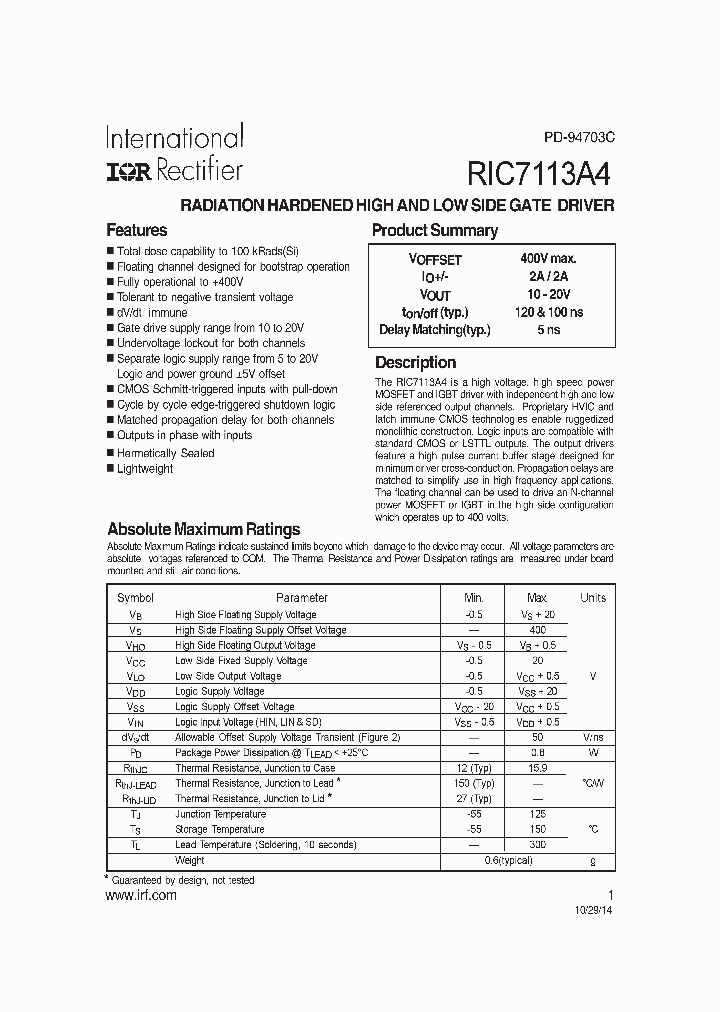 RIC7113A4-15_8231153.PDF Datasheet