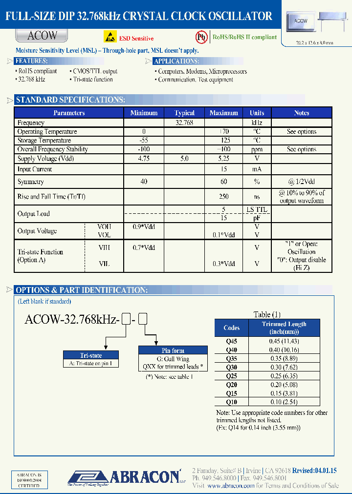 ACOW-32768KHZ-A-QXX_8231571.PDF Datasheet