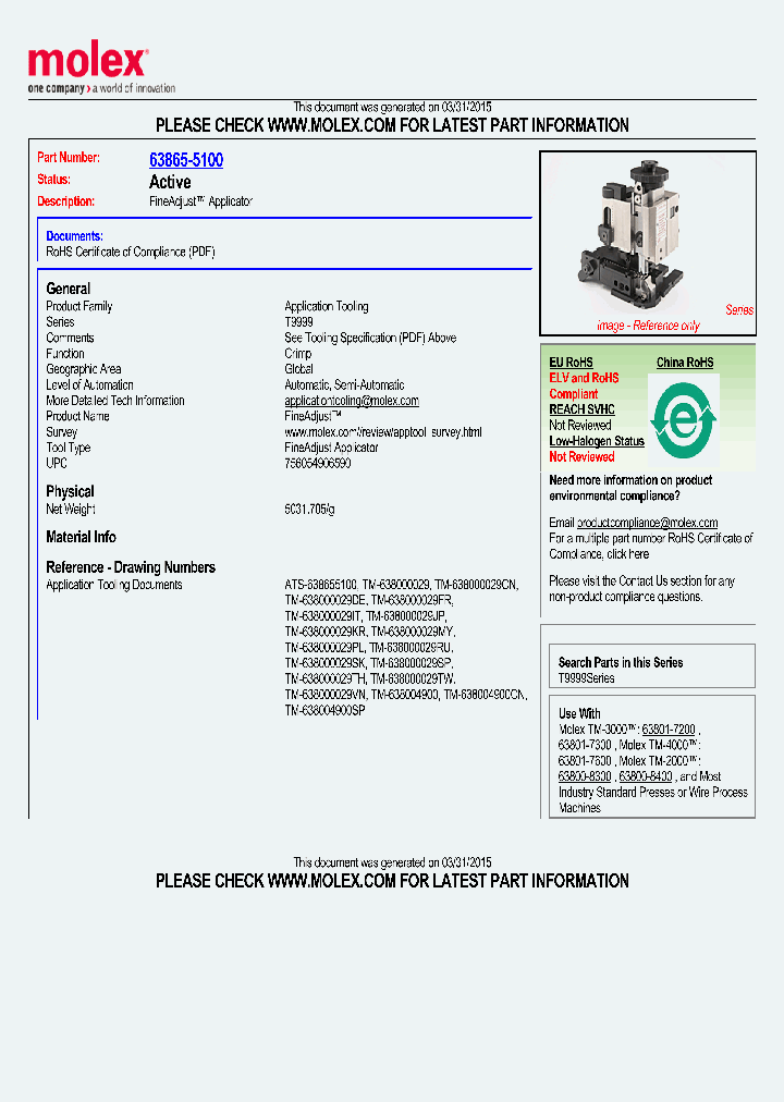63865-5100_8232733.PDF Datasheet