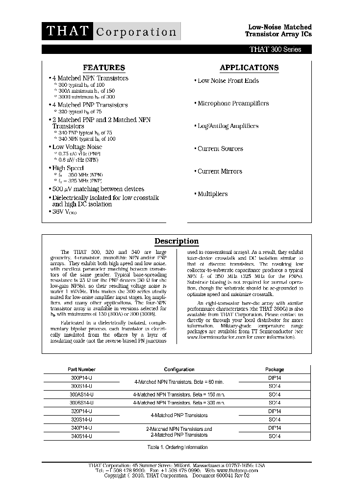 THAT300S14-U_8233136.PDF Datasheet