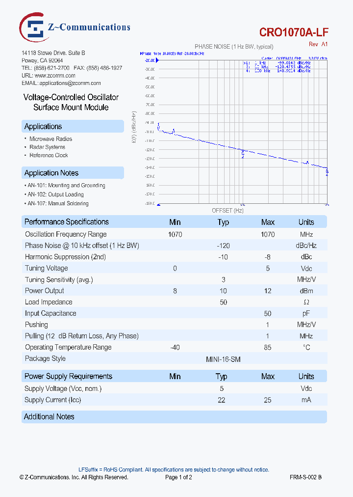 CRO1070A-LF_8233491.PDF Datasheet