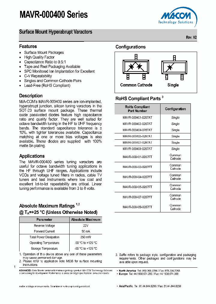 MAVR-000400_8233842.PDF Datasheet