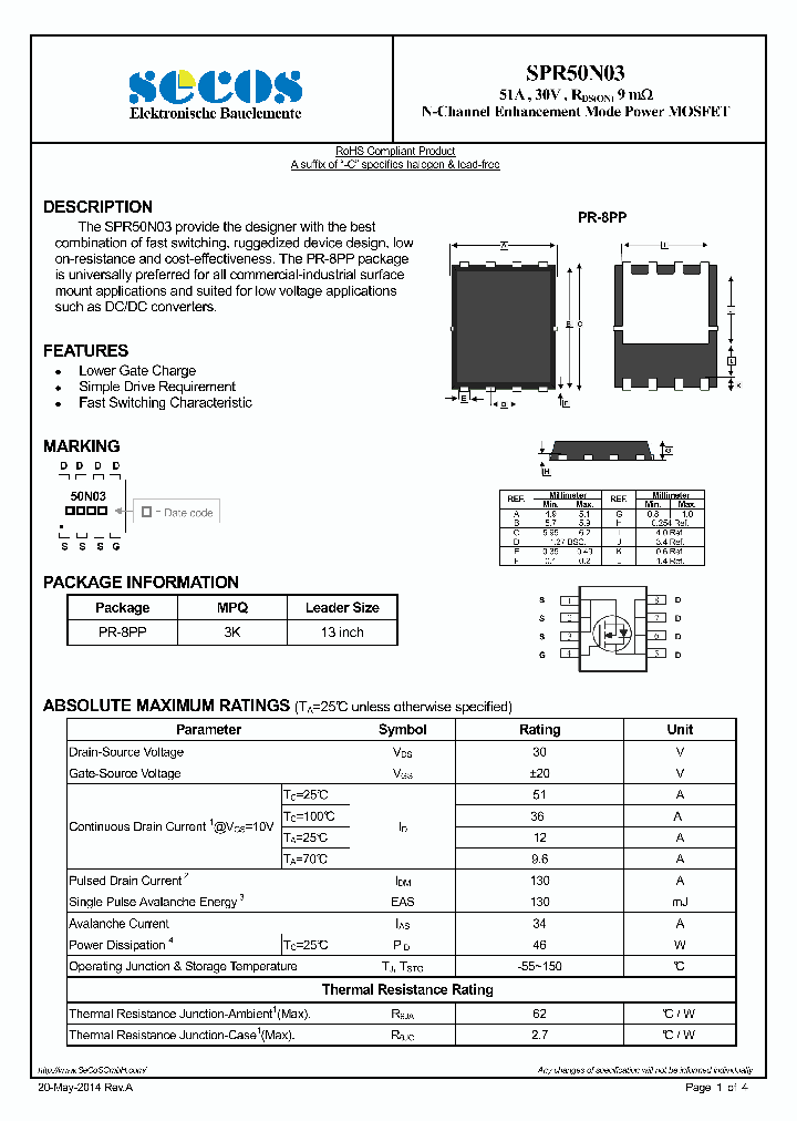SPR50N03-15_8233880.PDF Datasheet