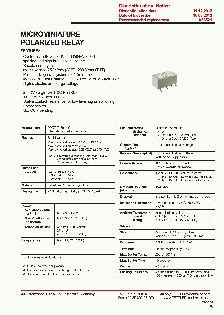 ORDERNUMBER_8234054.PDF Datasheet