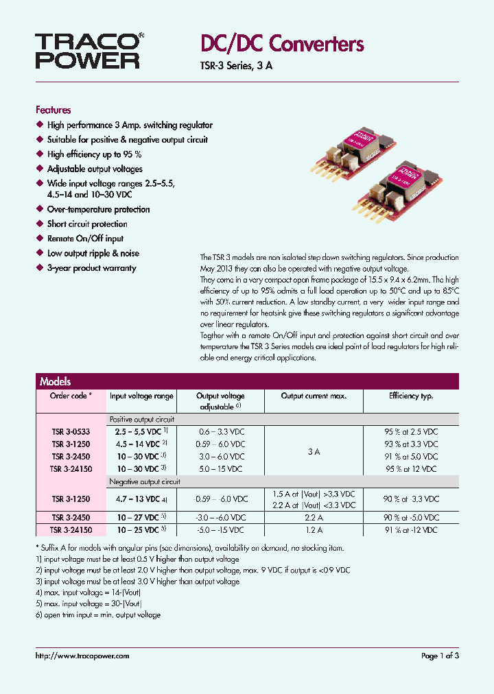 TSR3-2450_8234096.PDF Datasheet