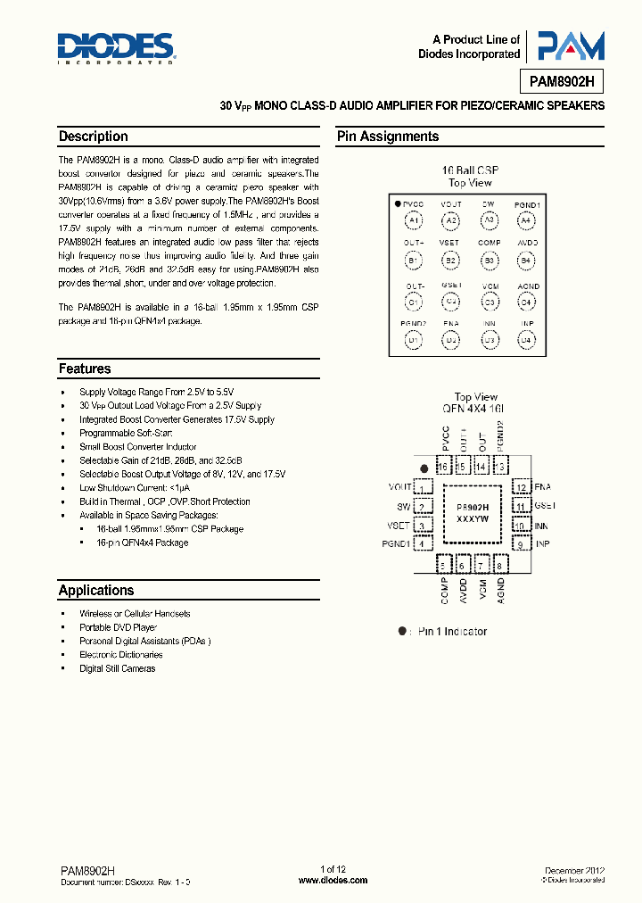 PAM8902HZER_8234554.PDF Datasheet