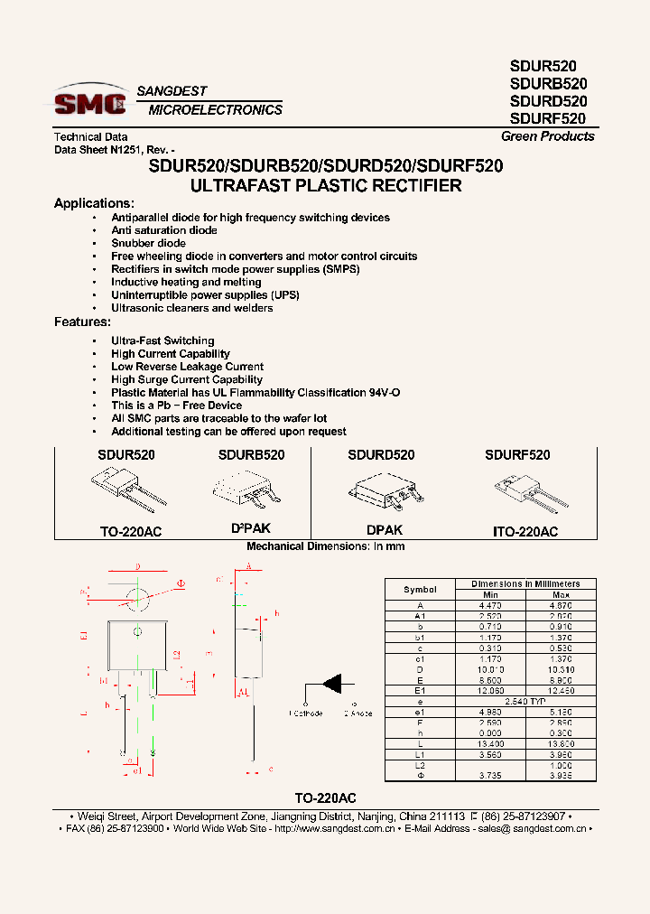 SDURB520_8234603.PDF Datasheet