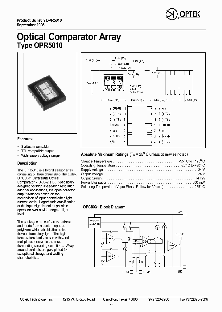 OPR5010_8234545.PDF Datasheet