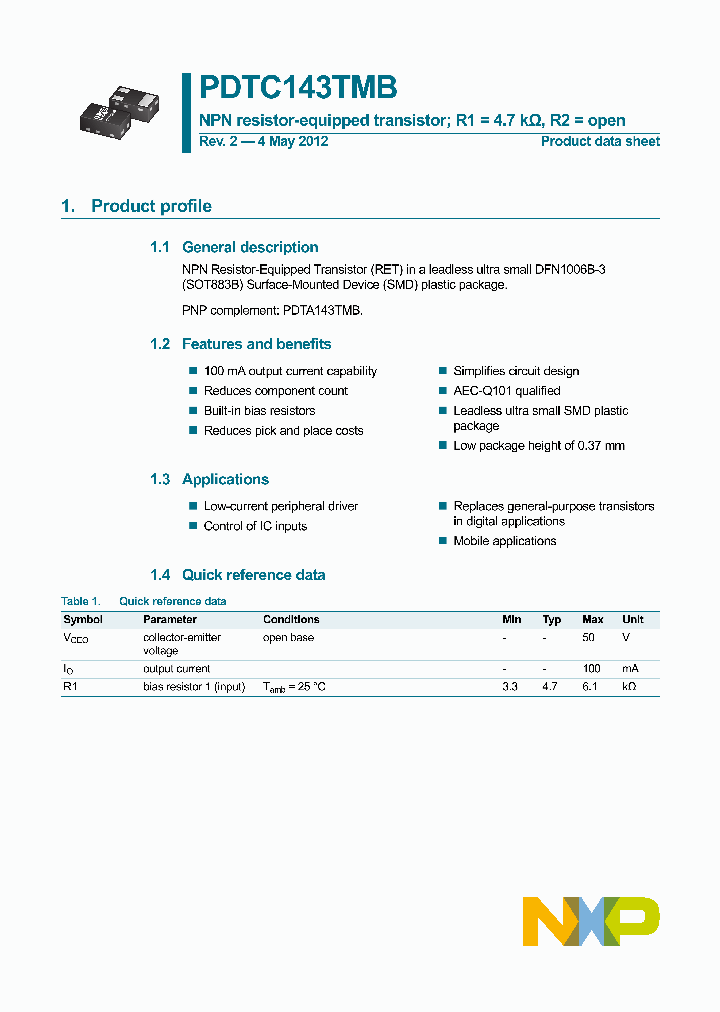 PDTC143TMB-15_8234792.PDF Datasheet