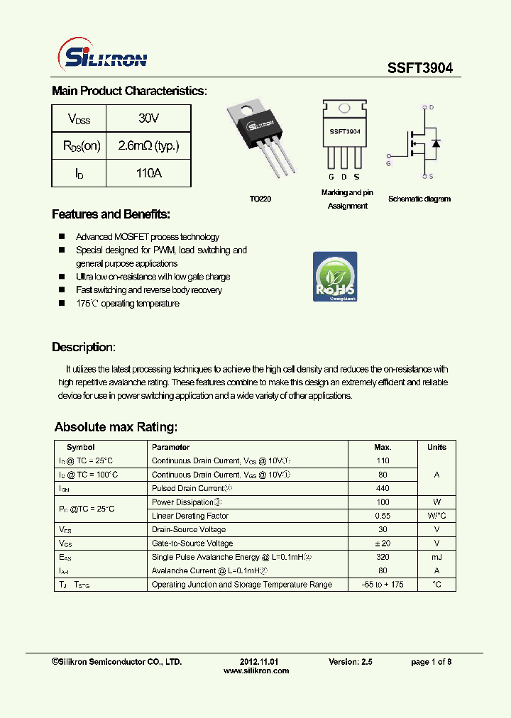 SSFT3904_8235190.PDF Datasheet