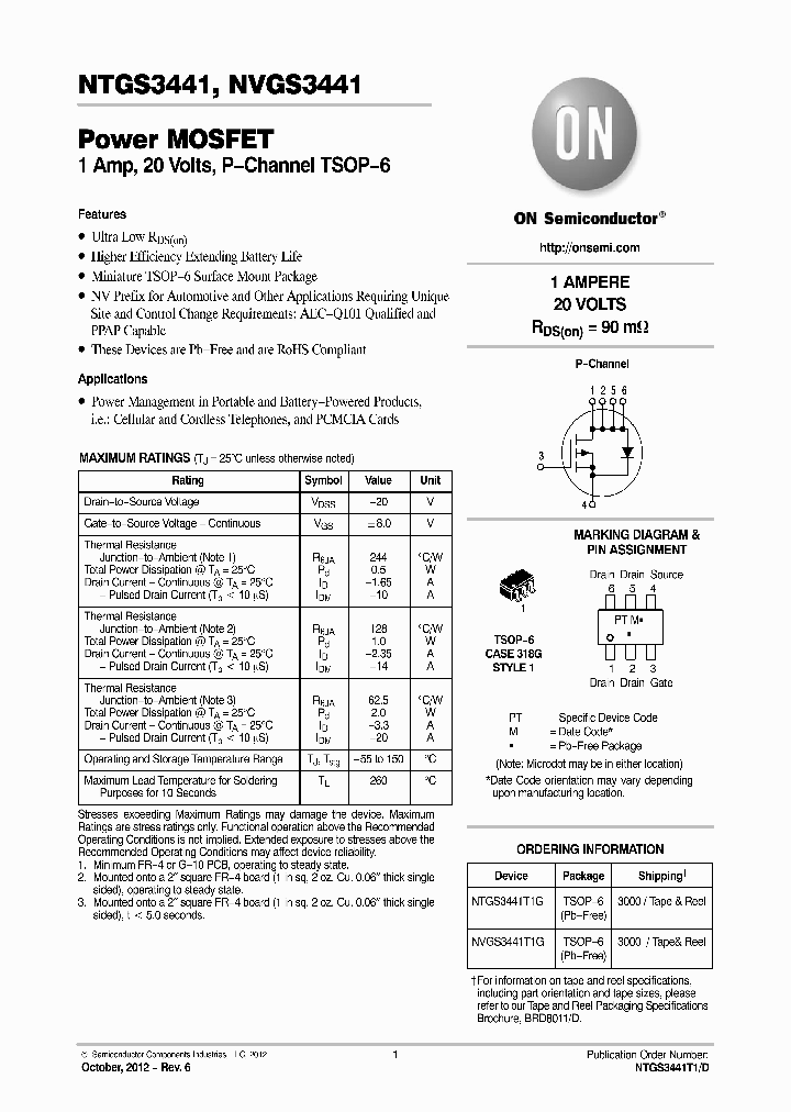 NVGS3441_8235337.PDF Datasheet