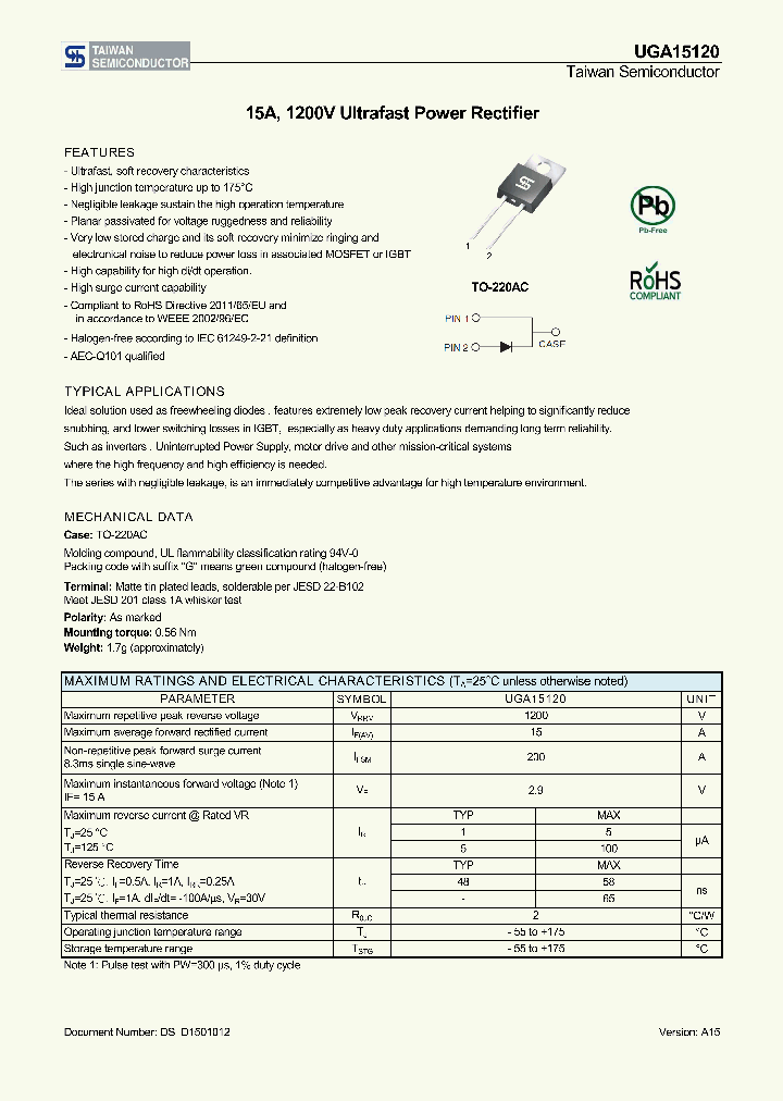UGA15120_8235543.PDF Datasheet