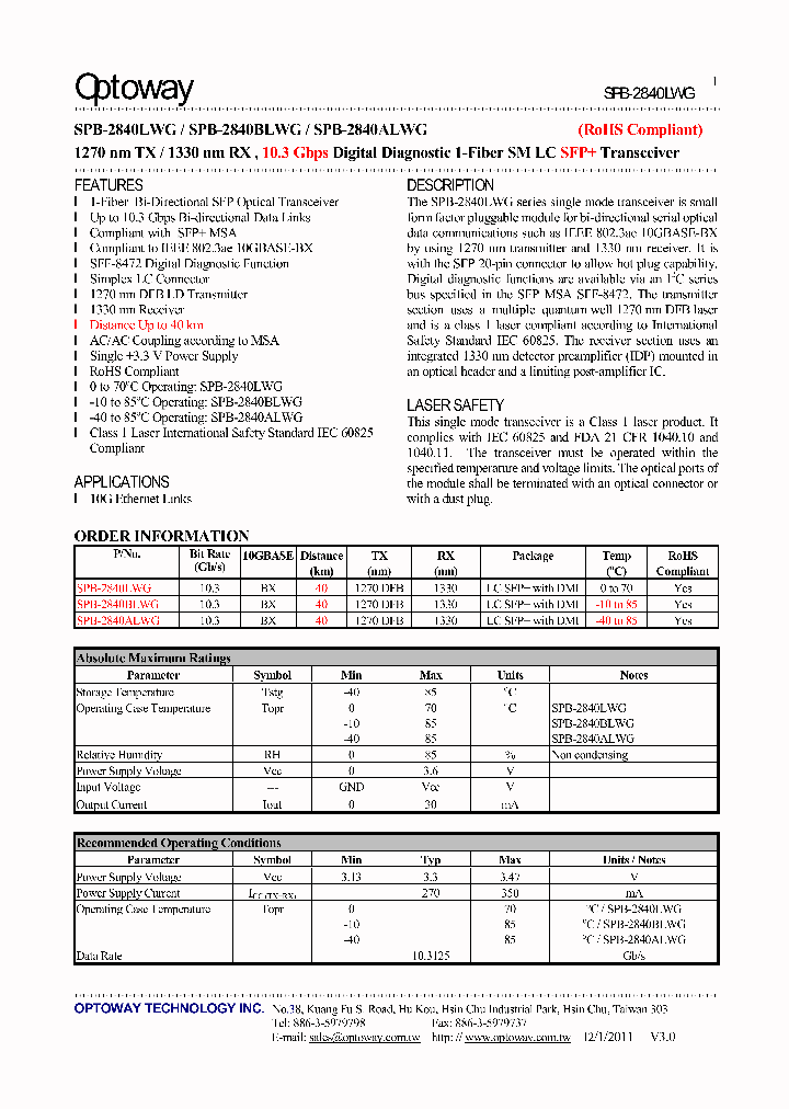 SPB-2840LWG-15_8235910.PDF Datasheet