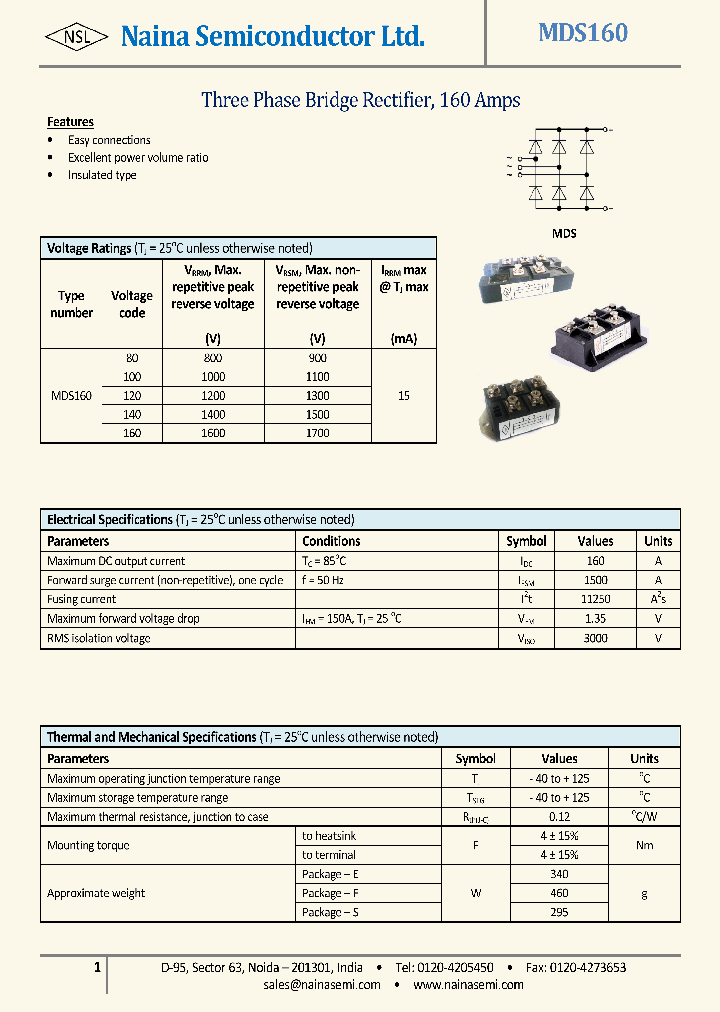 MDS160_8236324.PDF Datasheet