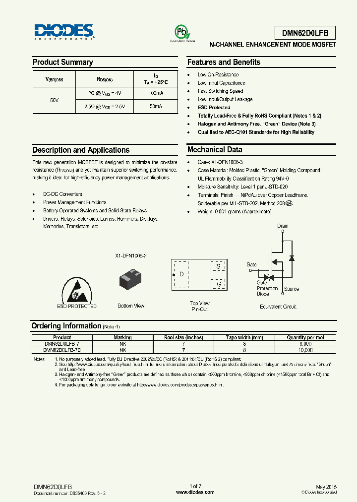 DMN62D0LFB-15_8236516.PDF Datasheet