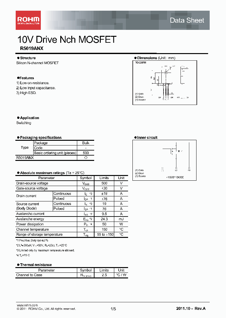 R5019ANX_8236751.PDF Datasheet