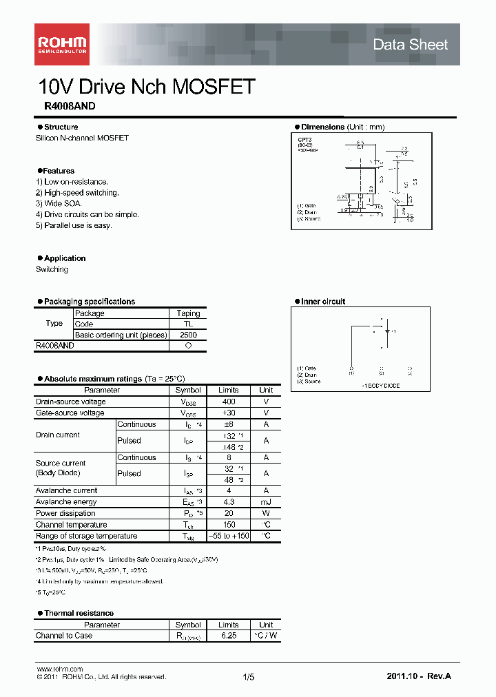 R4008AND_8236835.PDF Datasheet
