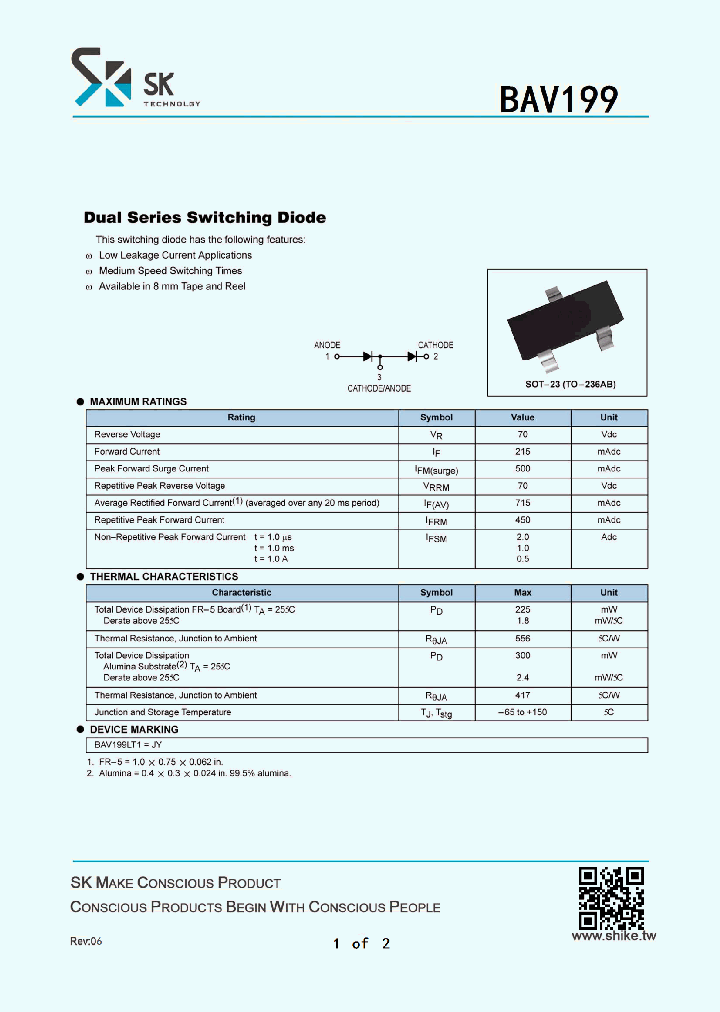 BAV199_8238231.PDF Datasheet