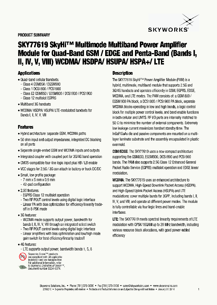 SKY77619_8239171.PDF Datasheet