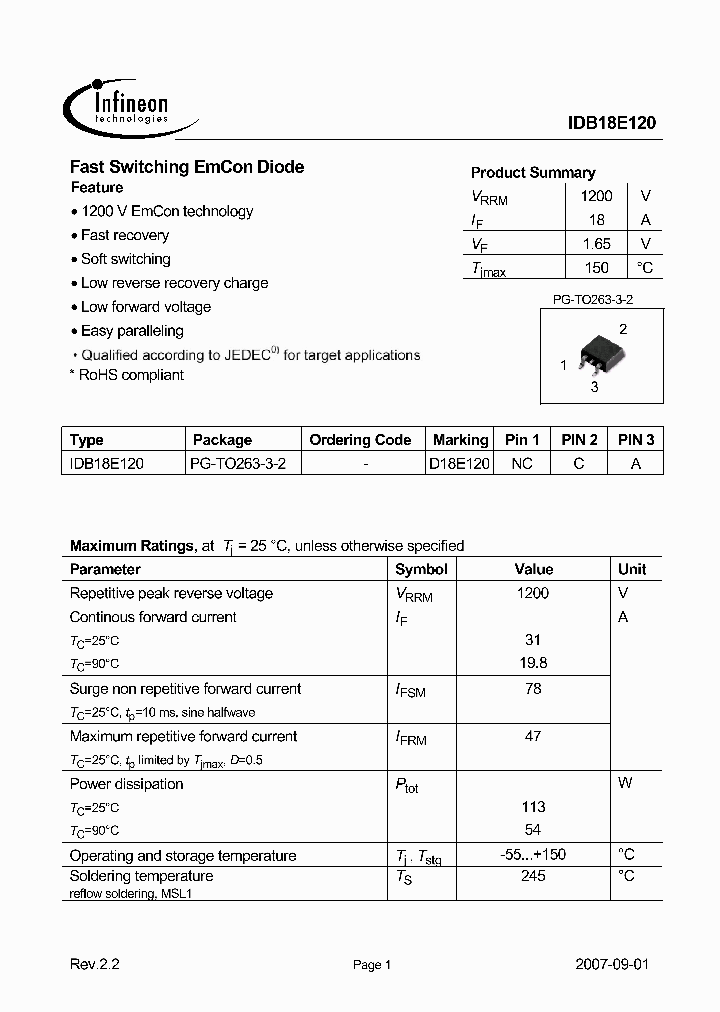 IDB18E120-07_8239266.PDF Datasheet