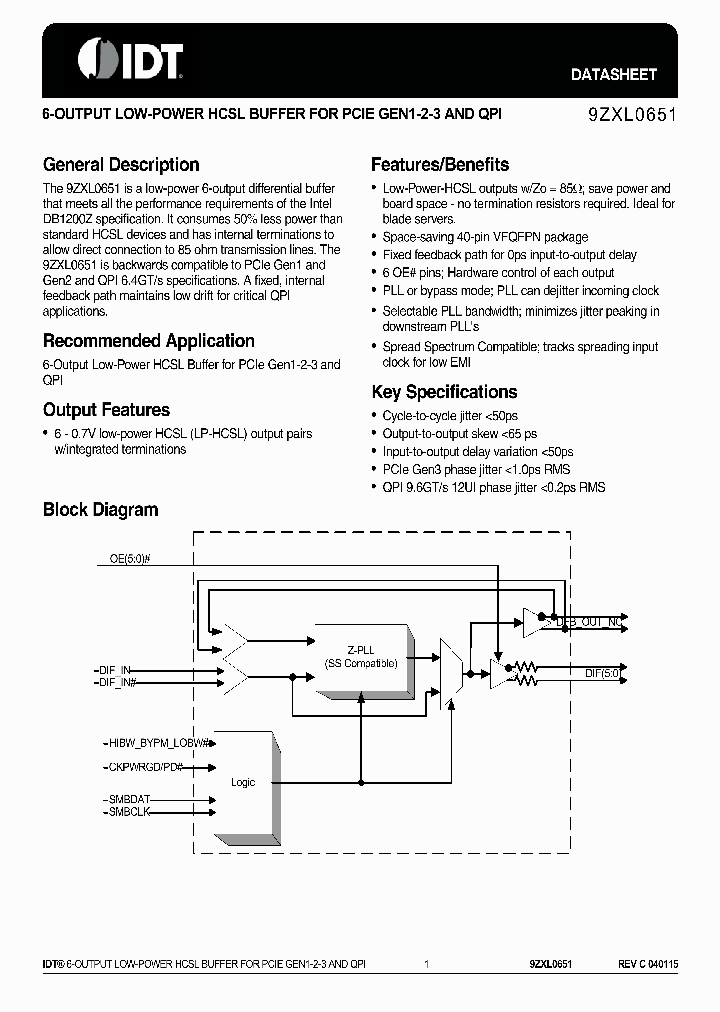 9ZXL0651_8239365.PDF Datasheet