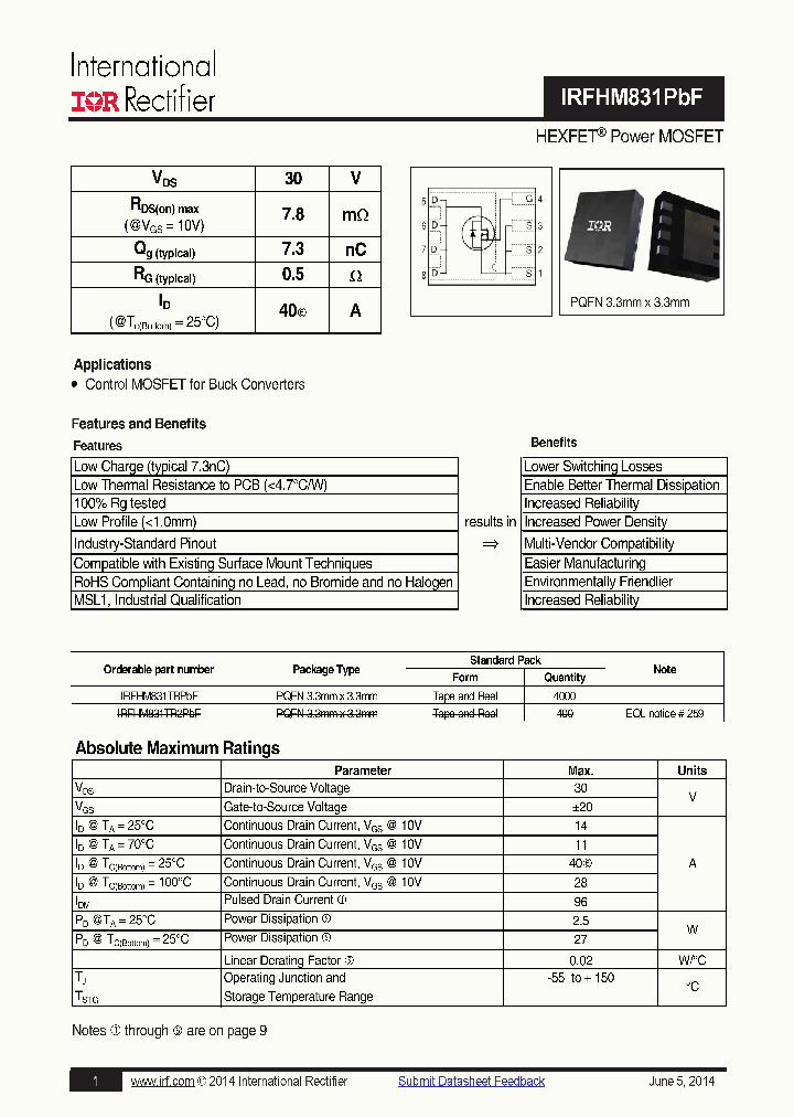 IRFHM831PBF-15_8239435.PDF Datasheet