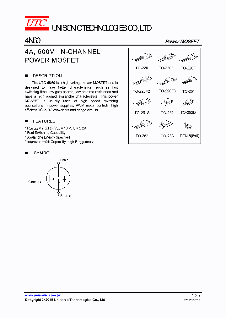 4N60G-TF1-T_8239676.PDF Datasheet