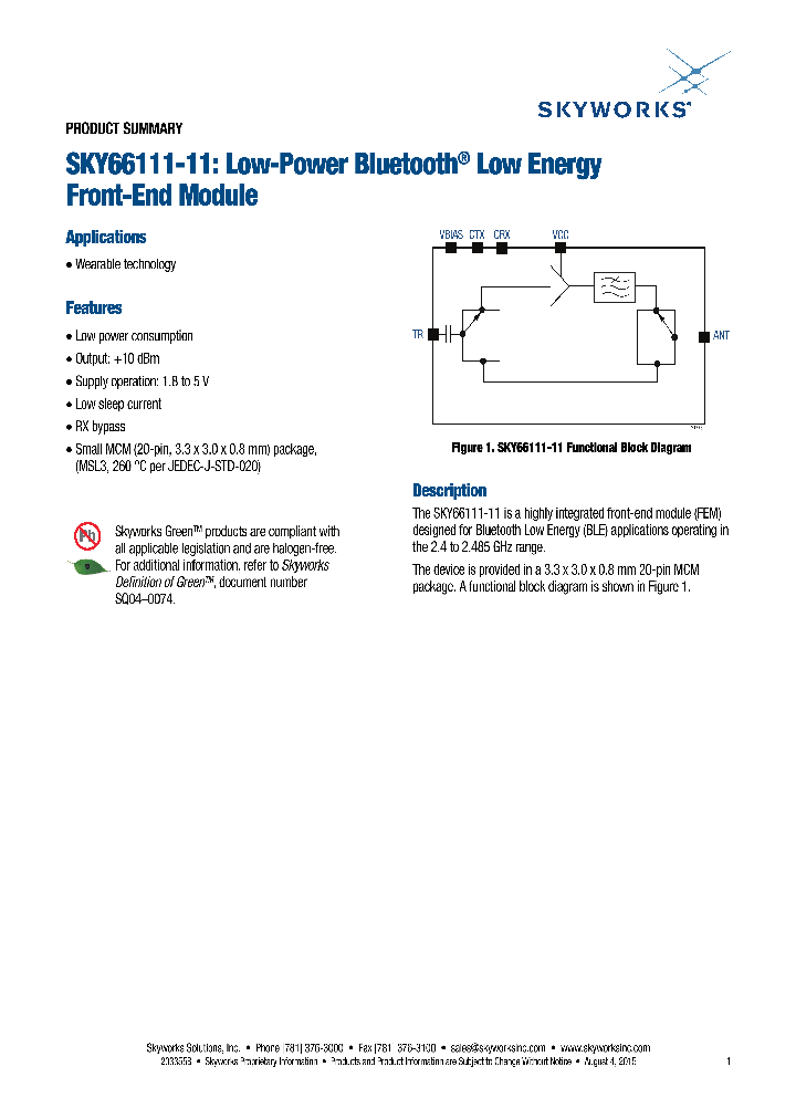 SKY66111-11_8239632.PDF Datasheet