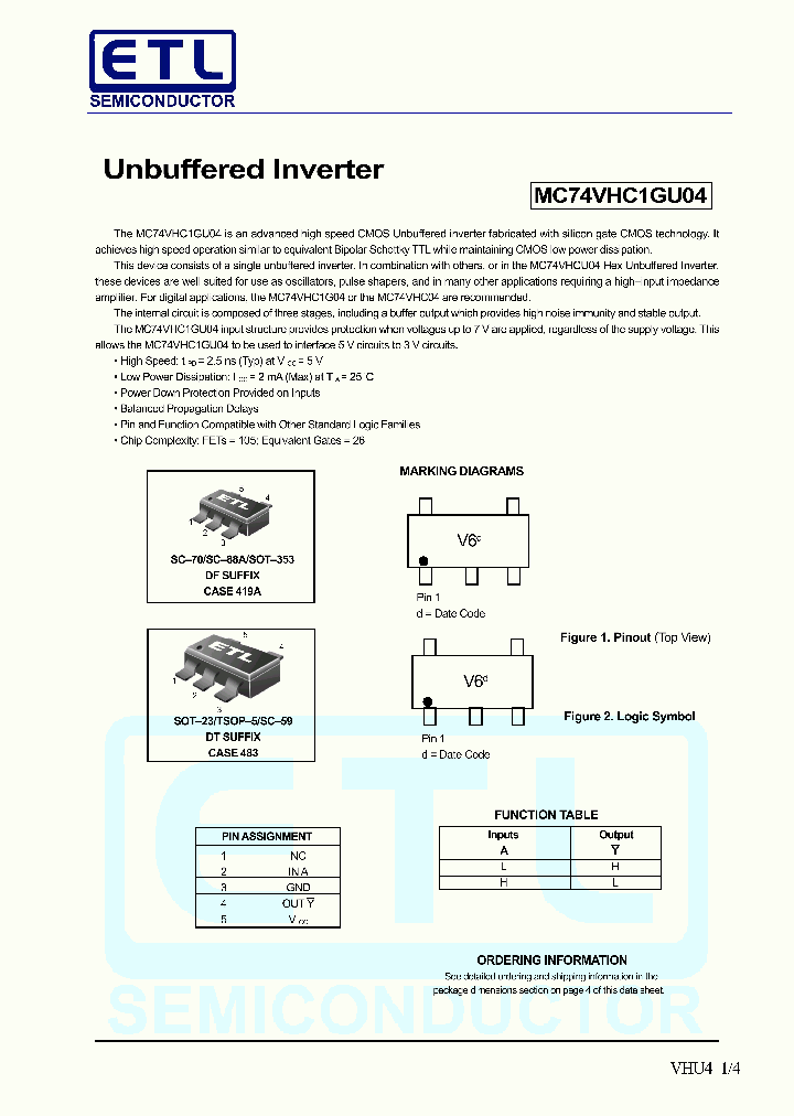MC74VHC1GU04DTT3_8239922.PDF Datasheet
