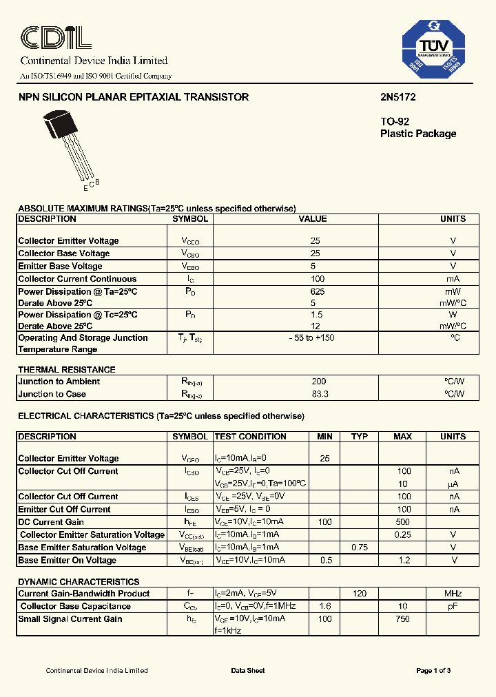 2N5172_8240050.PDF Datasheet