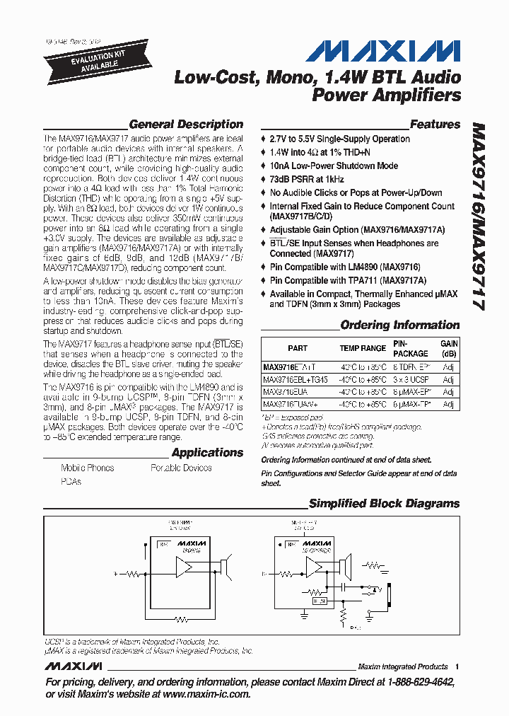 MAX9716EBLTG45_8239979.PDF Datasheet