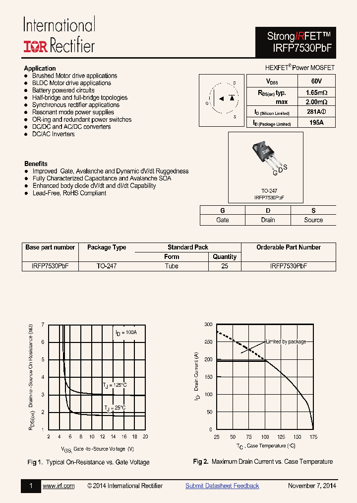 IRFP7530PBF_8240206.PDF Datasheet