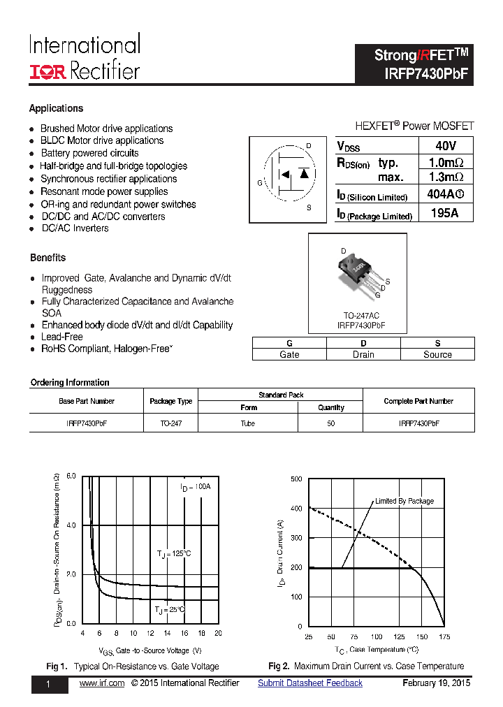 IRFP7430PBF-15_8240205.PDF Datasheet