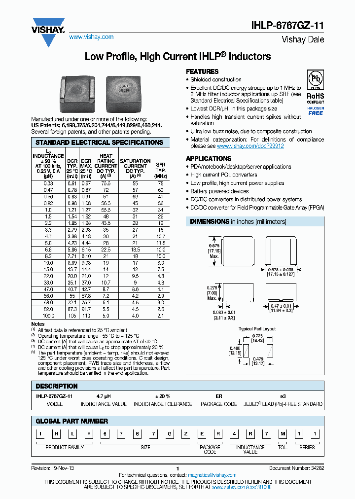 IHLP6767GZER470M11_8240592.PDF Datasheet
