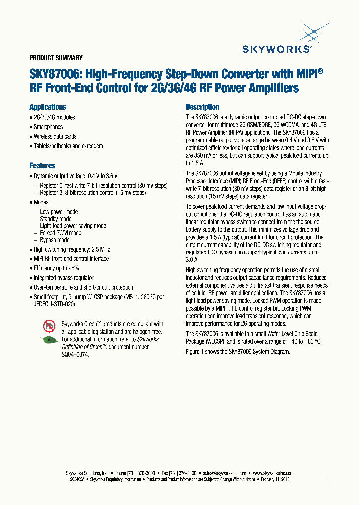 SKY87006_8240673.PDF Datasheet