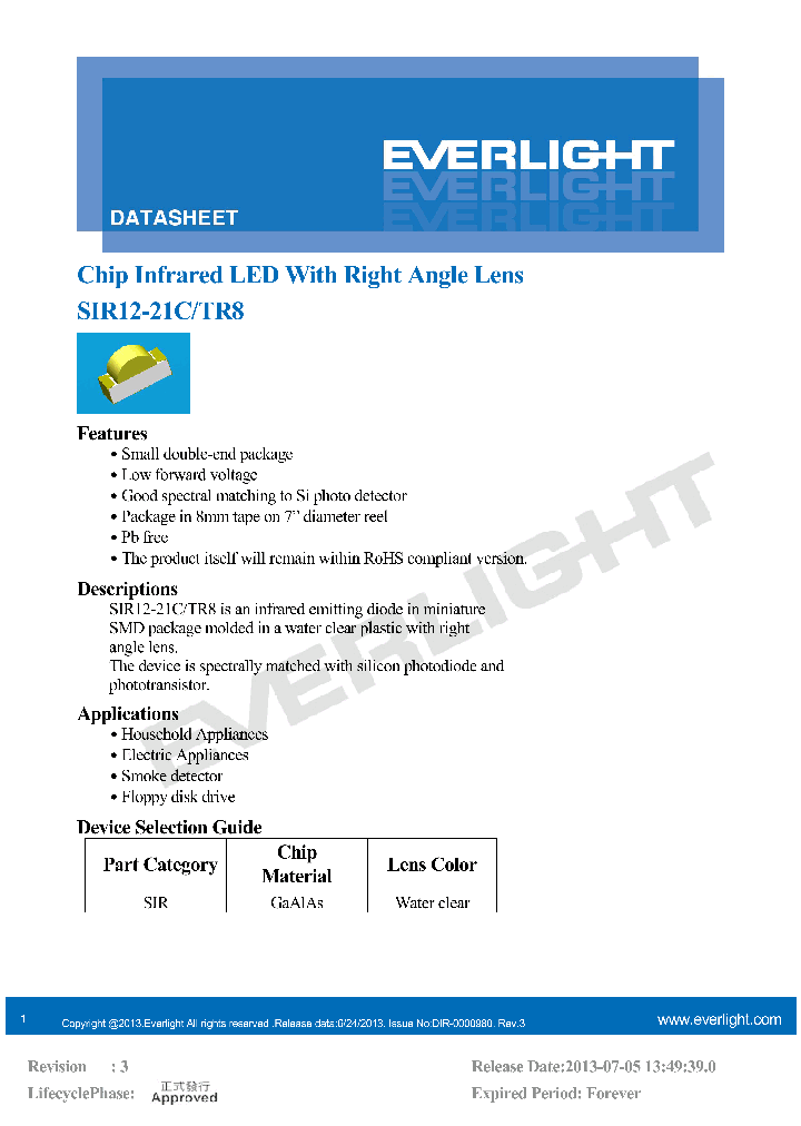 SIR12-21C-TR8_8241098.PDF Datasheet