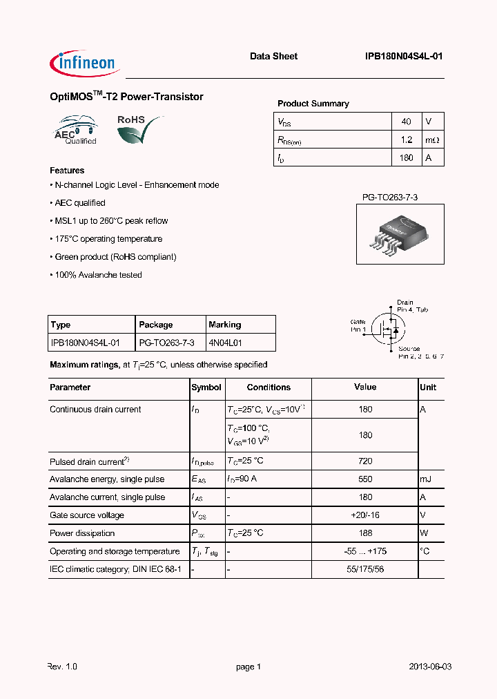 IPB180N04S4L-01_8241547.PDF Datasheet