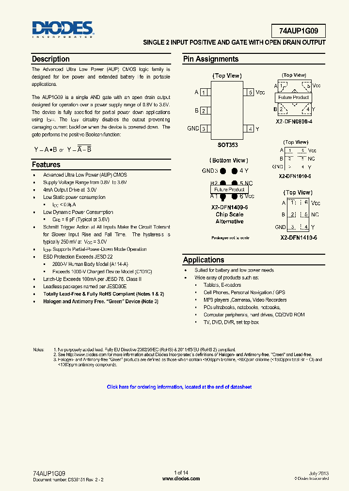 74AUP1G09FZ4-7_8241896.PDF Datasheet