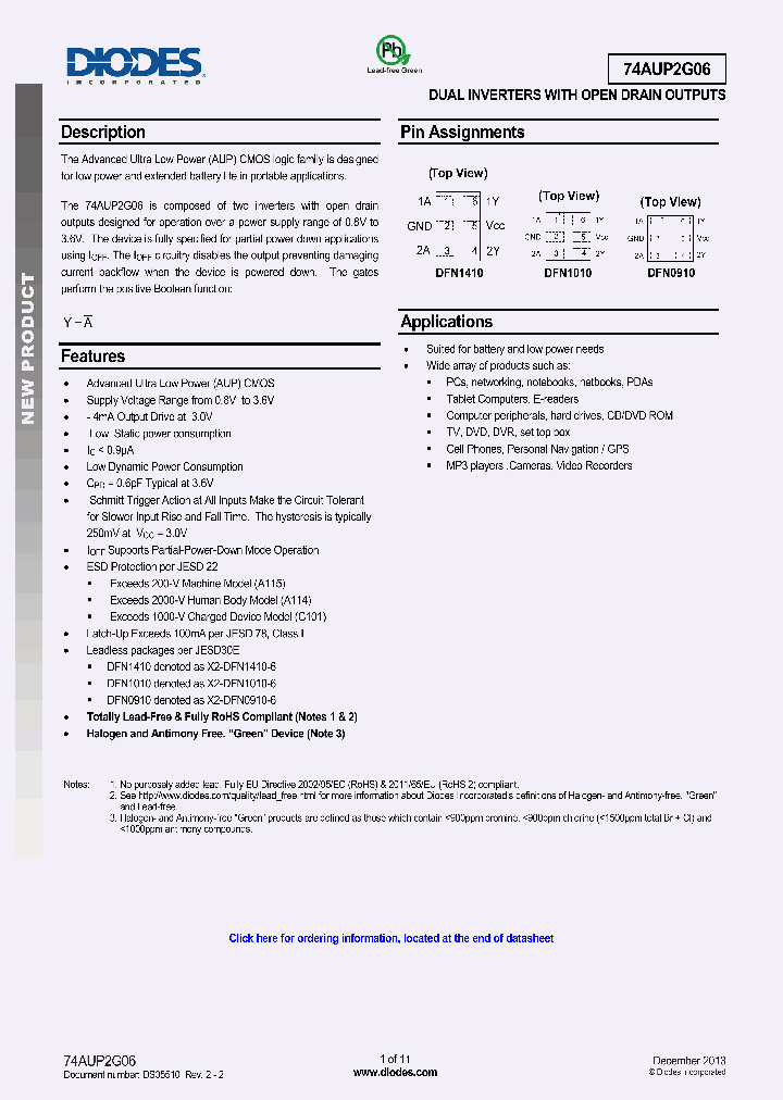 74AUP2G06FZ4-7_8241905.PDF Datasheet