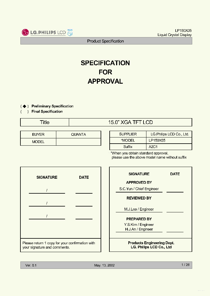 LP150X05-A2C1_7849783.PDF Datasheet