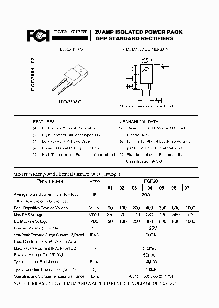 FGF2001_8242239.PDF Datasheet