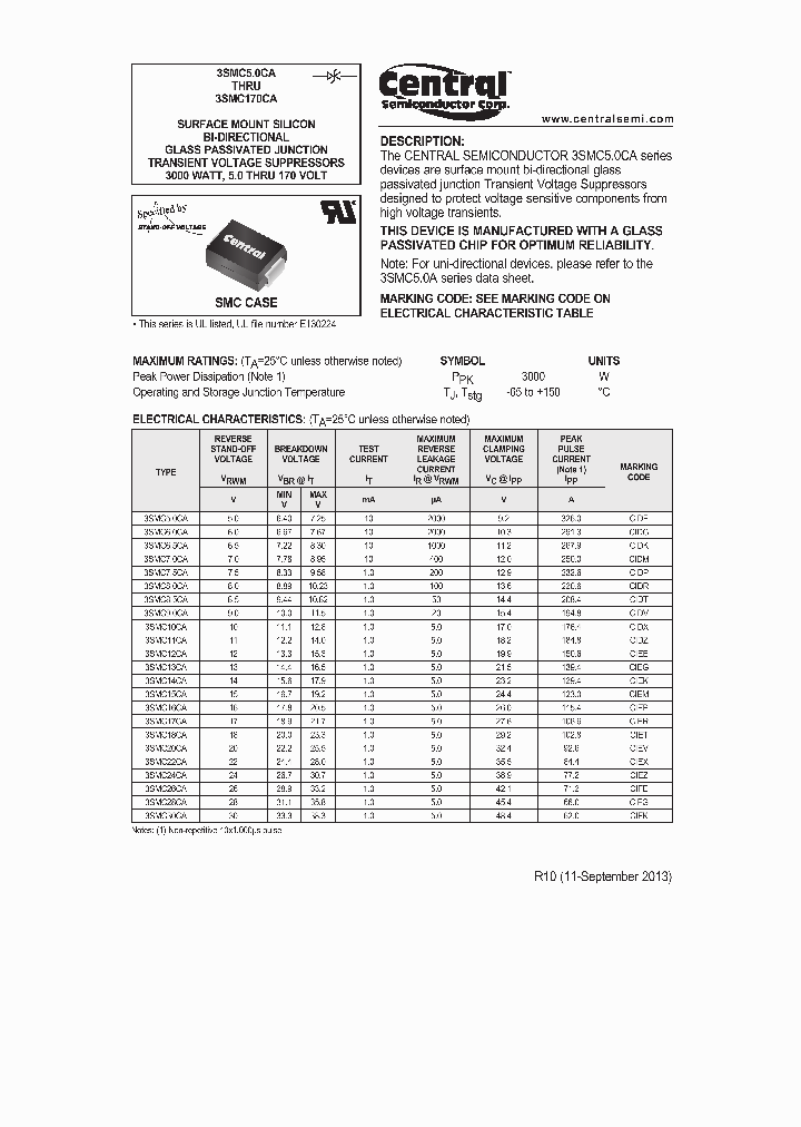 3SMC90CA_8243149.PDF Datasheet
