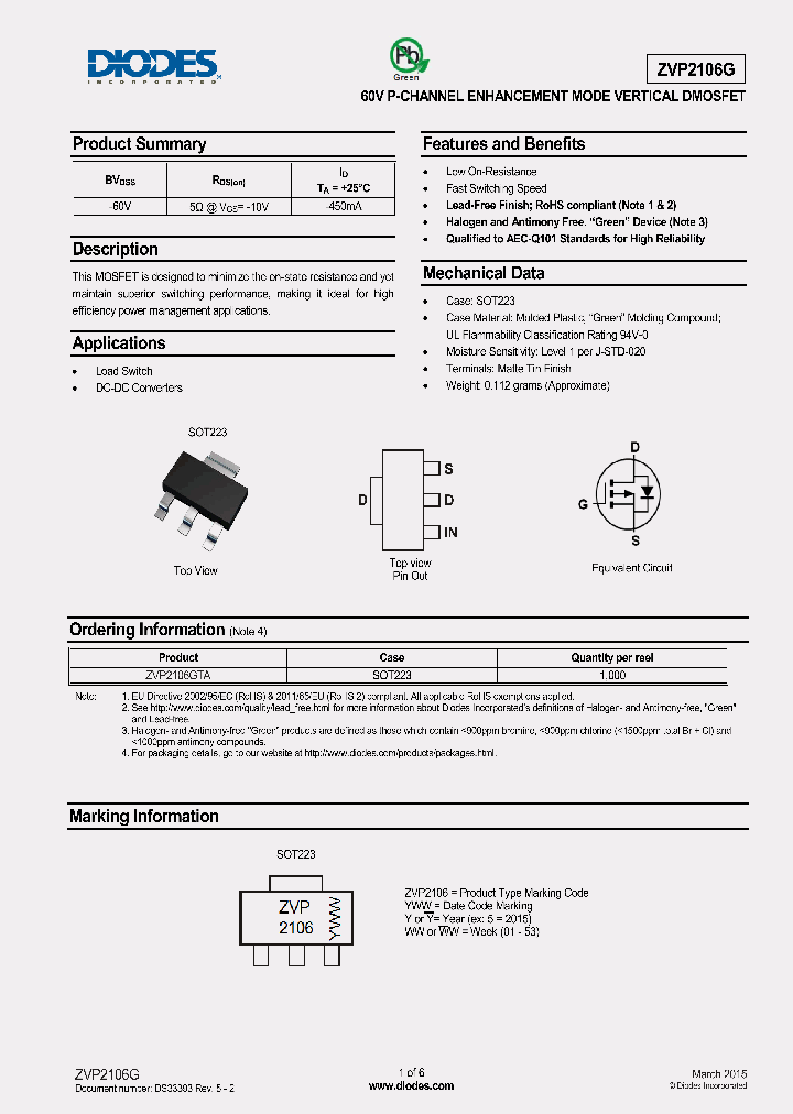 ZVP2106G-15_8243272.PDF Datasheet