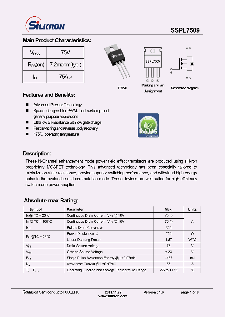 SSPL7509_8243671.PDF Datasheet