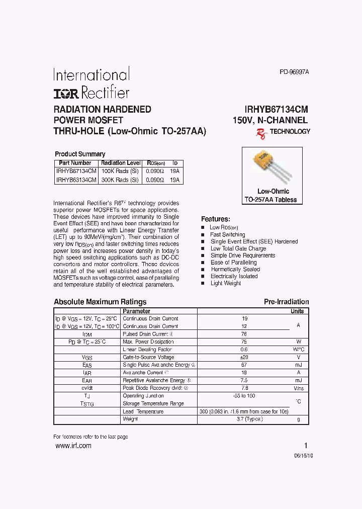 IRHYB67134CM_8243849.PDF Datasheet