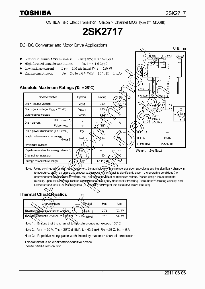 2SK2717F_8244393.PDF Datasheet