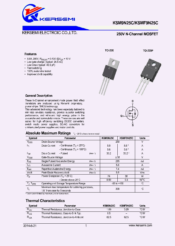 KSM9N25C_8244368.PDF Datasheet