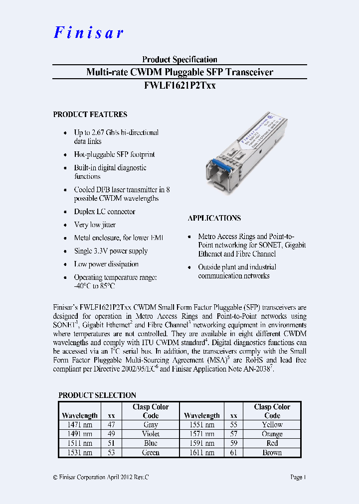 FWLF1621P2TXX_8244989.PDF Datasheet