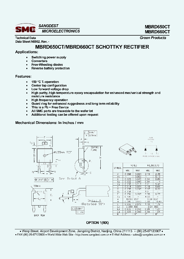 MBRD660CT_8245043.PDF Datasheet
